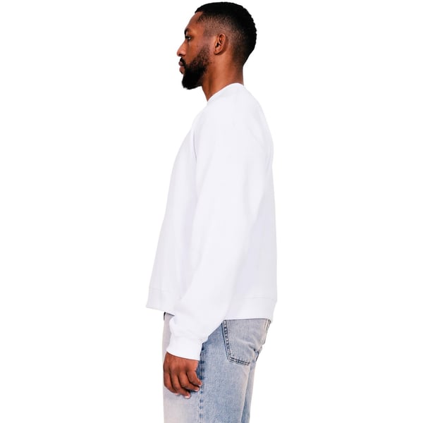 Casual Classics Mens Ringspun Cotton Extended Neckline Oversized Sweatshirt