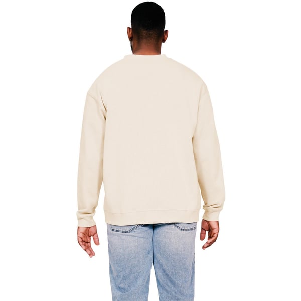 Casual Classics Mens Ringspun Cotton Extended Neckline Oversized Sweatshirt
