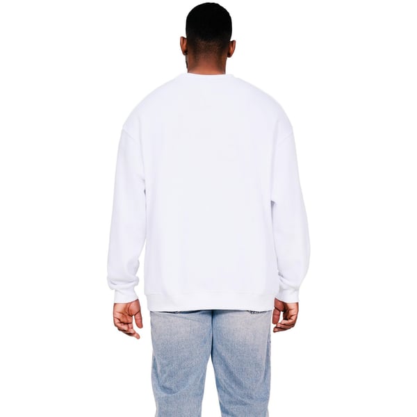 Casual Classics Mens Ringspun Cotton Extended Neckline Oversized Sweatshirt