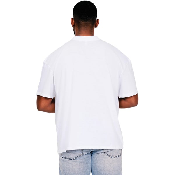 Casual Classics Mens Ringspun Cotton Extended Neckline T-Shirt