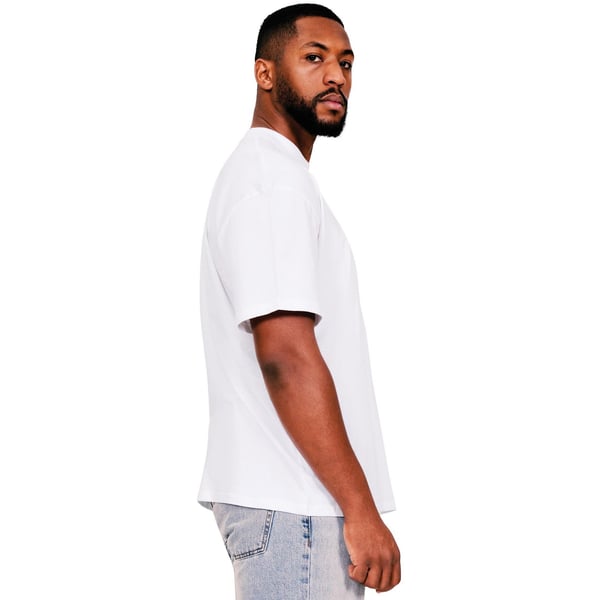 Casual Classics Mens Ringspun Cotton Extended Neckline T-Shirt