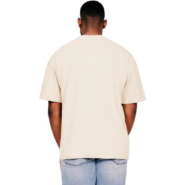 Casual Classics Mens Ringspun Cotton Extended Neckline Oversized T-Shirt
