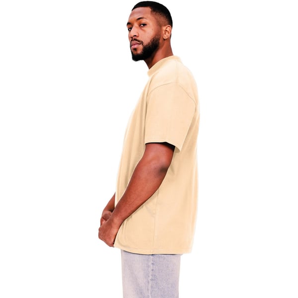 Casual Classics Mens Ringspun Cotton Extended Neckline Tall Oversized T-Shirt