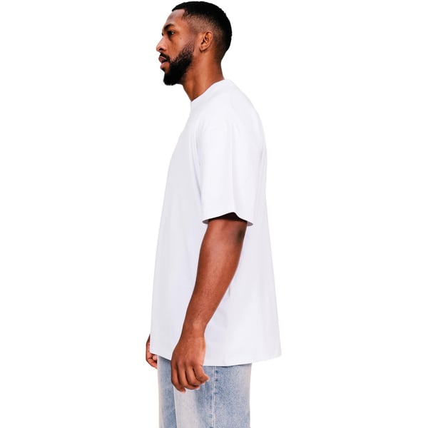 Casual Classics Mens Ringspun Cotton Extended Neckline Tall Oversized T-Shirt