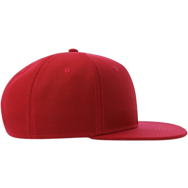 Atlantis Unisex Adult 6 Panel Sustainable Flat Peak Baseball Cap