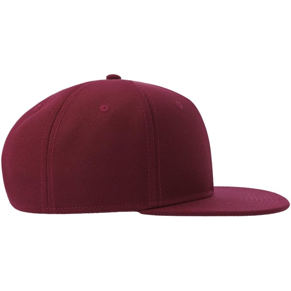 Atlantis Unisex Adult 6 Panel Sustainable Flat Peak Baseball Cap