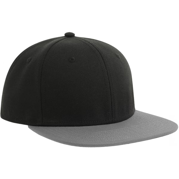Atlantis Contrast Kestävä Flat Peak Snapback -lippalakki