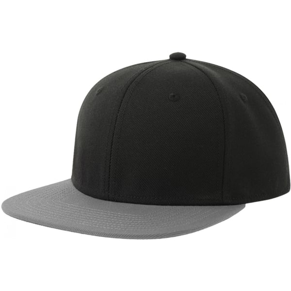 Atlantis Contrast Kestävä Flat Peak Snapback -lippalakki
