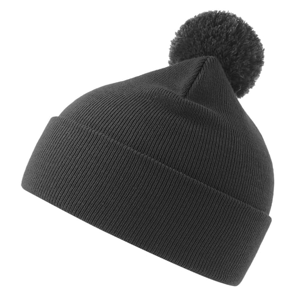 Atlantis Unisex Adult Wind S Pom Pom Recycled Double Skin Cuffed Beanie