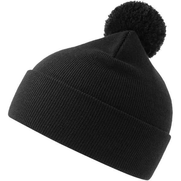 Atlantis Unisex Adult Wind S Pom Pom Recycled Double Skin Cuffed Beanie