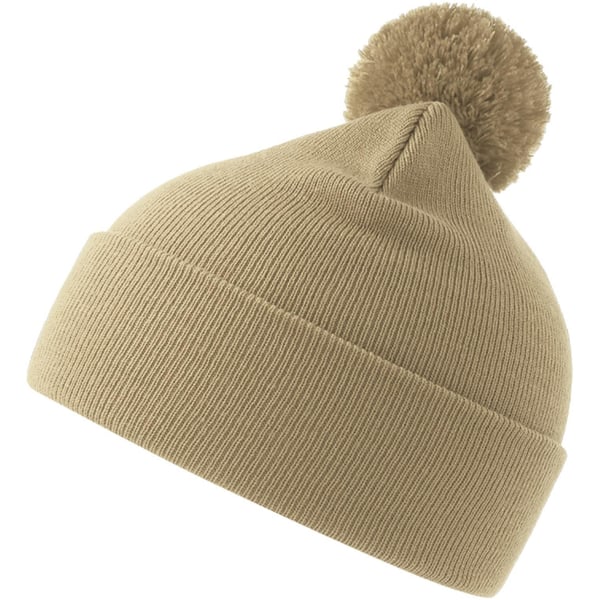 Atlantis Unisex Adult Wind S Pom Pom Recycled Double Skin Cuffed Beanie
