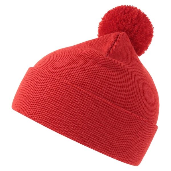 Atlantis Unisex Adult Wind S Pom Pom Recycled Double Skin Cuffed Beanie