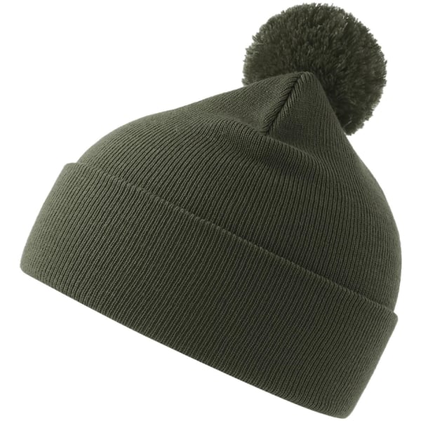Atlantis Unisex Adult Wind S Pom Pom Recycled Double Skin Cuffed Beanie