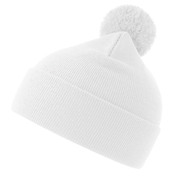 Atlantis Unisex Adult Wind S Pom Pom Recycled Double Skin Cuffed Beanie