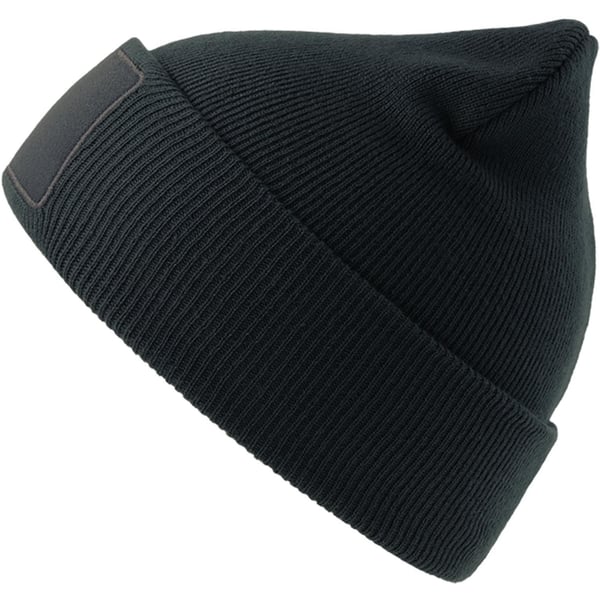 Atlantis Unisex Adult Wind S Patch Recycled Double Skin Cuffed Beanie