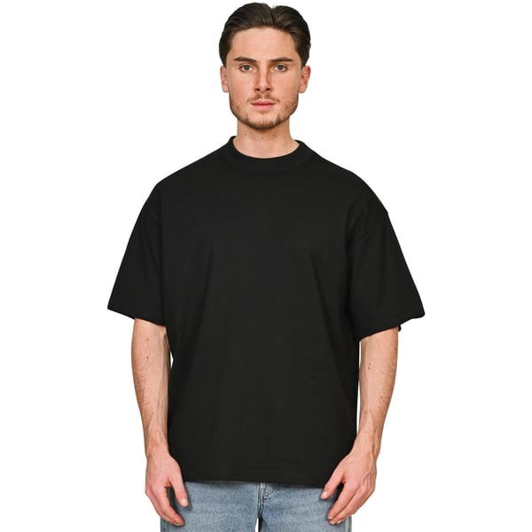 Casual Classics Unisex Adult Combed Ringspun Cotton Extended Neckline Oversized T-Shirt