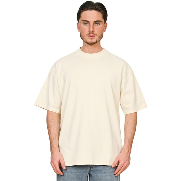 Casual Classics Unisex Adult Combed Ringspun Cotton Extended Neckline Oversized T-Shirt