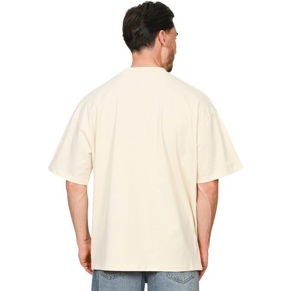 Casual Classics Unisex Adult Combed Ringspun Cotton Extended Neckline Oversized T-Shirt