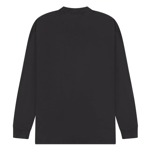 Casual Classics Mens Acid Wash Combed Ringspun Cotton Extended Neckline Tall Oversized Long-Sleeved T-Shirt