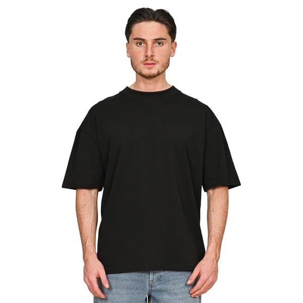 Casual Classics Unisex Adult Combed Ringspun Cotton Extended Neckline Oversized T-Shirt