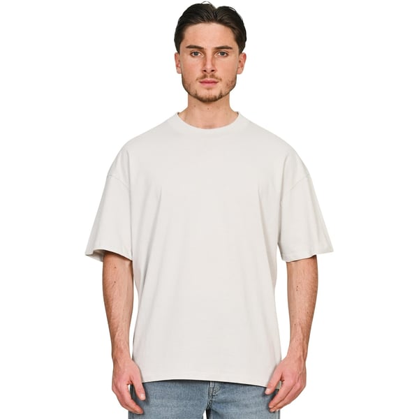 Casual Classics Unisex Adult Combed Ringspun Cotton Extended Neckline Oversized T-Shirt