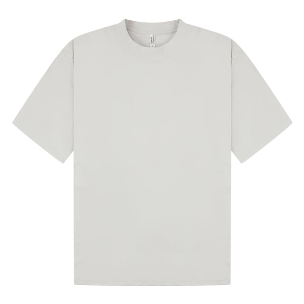 Casual Classics Unisex Adult Combed Ringspun Cotton Extended Neckline Oversized T-Shirt