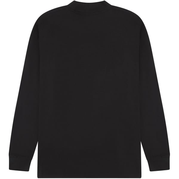 Casual Classics Unisex Adult Combed Ringspun Cotton Extended Neckline Oversized Long-Sleeved T-Shirt