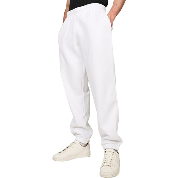 Casual Classics Unisex Adult Premium Combed Cotton Oversized Jogging Bottoms