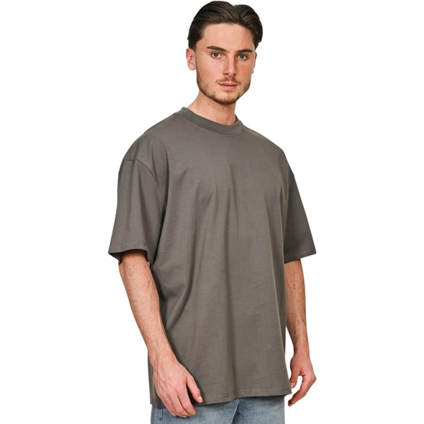 Casual Classics Unisex Adult Combed Ringspun Cotton Extended Neckline Tall Oversized T-Shirt