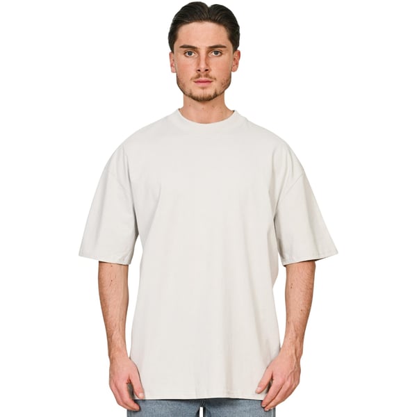 Casual Classics Unisex Adult Combed Ringspun Cotton Extended Neckline Tall Oversized T-Shirt