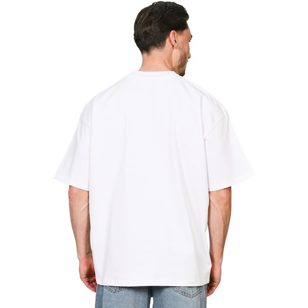 Casual Classics Unisex Adult Supreme Organic Combed Extended Neckline Oversized T-Shirt