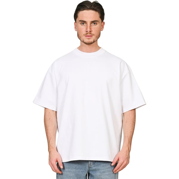 Casual Classics Unisex Adult Supreme Organic Combed Extended Neckline Oversized T-Shirt