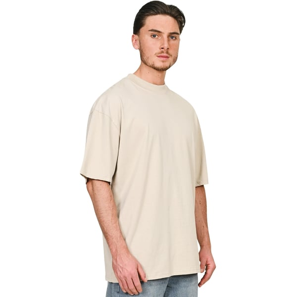Casual Classics Unisex Adult Combed Ringspun Cotton Extended Neckline Tall Oversized T-Shirt