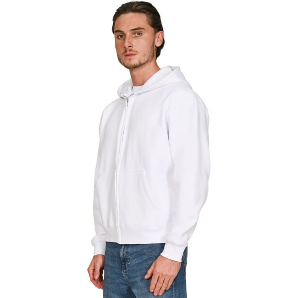 Casual Classics Unisex Adult Combed Cotton Oversized Full Zip Hoodie