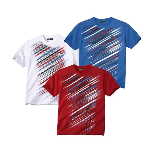 Atlas For Men Sportst-shirt til mænd (pakke med 3)