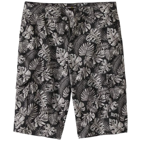 Atlas For Men Mens Palm Print Cargo Shorts