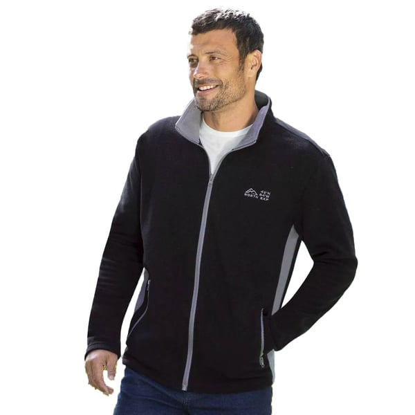 Atlas For Men Mens Contrast Panel Fleece Jacket (Pack of 2)