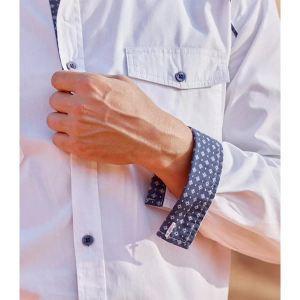 Atlas For Men Poplin skjorte til mænd