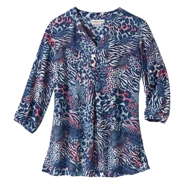 Atlas for Women Womens/Ladies Animal Print Blouse