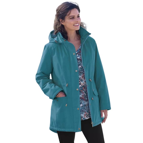 Atlas For Women Womens/Ladies Water Repellent Quilted Parka
