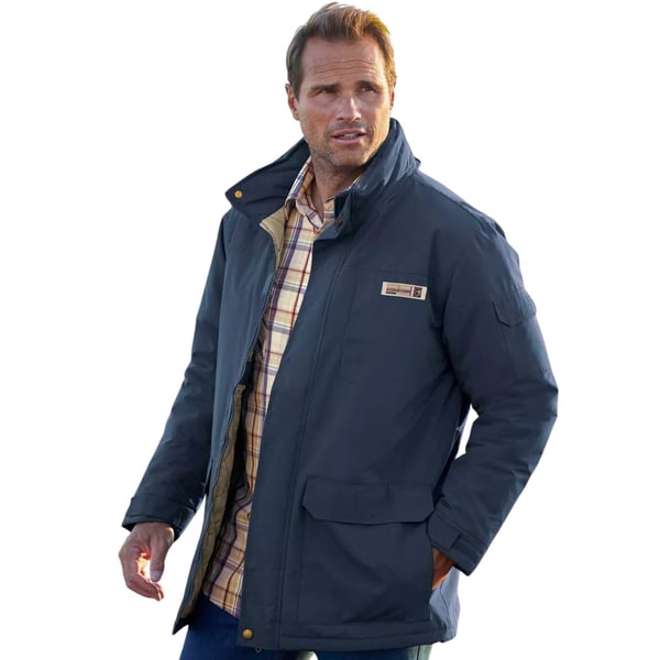 Atlas For Men Mens Water Repellent Multi Pocket Parka