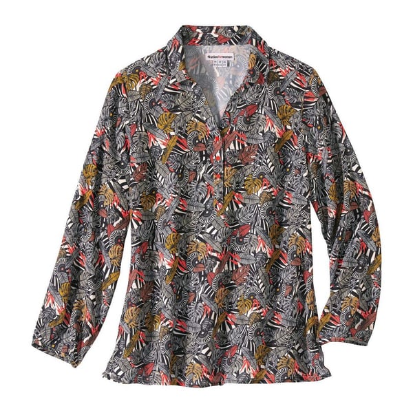 Atlas for Women Bluse i crepe til kvinder/damer