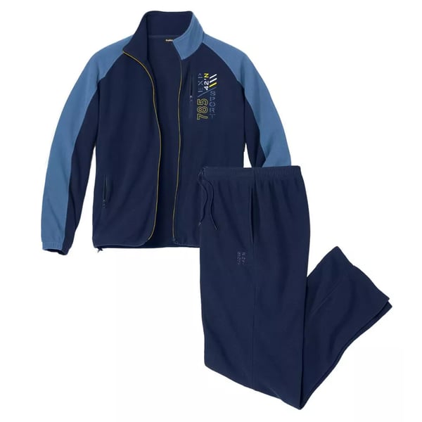 Atlas For Men Mens Fleece Elasticated Waist Tracksuit