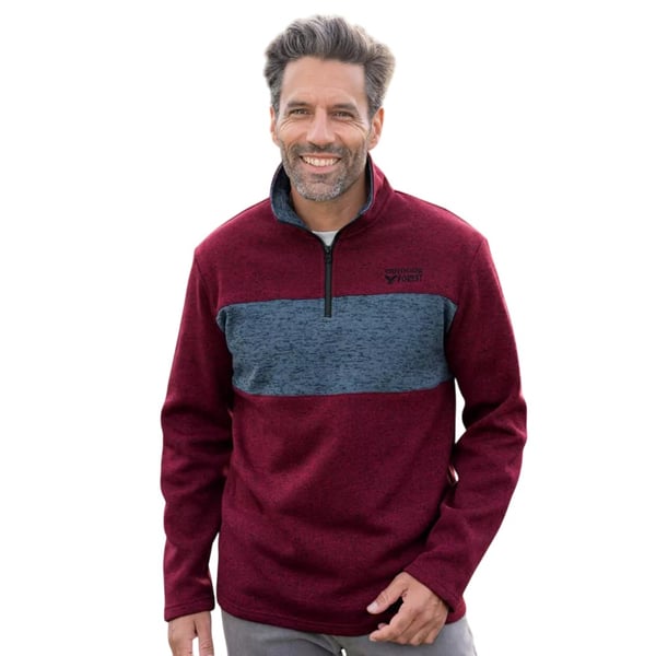Atlas For Men Mens Mottled Fleece Sweatshirt (Pack of 2)