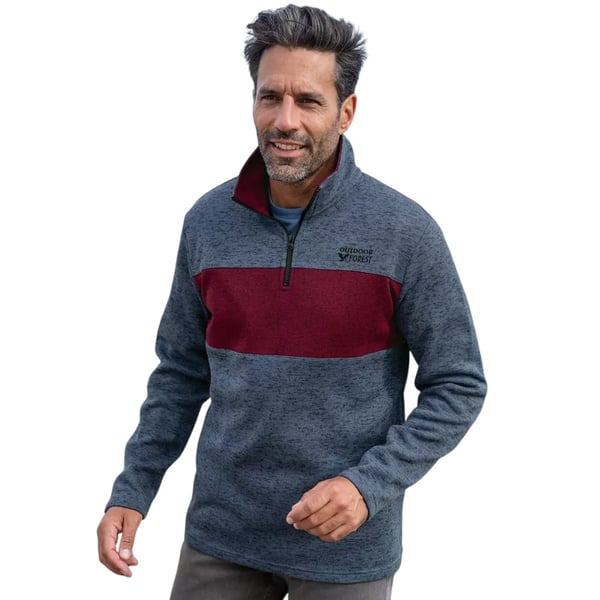 Atlas For Men Mens Mottled Fleece Sweatshirt (Pack of 2)