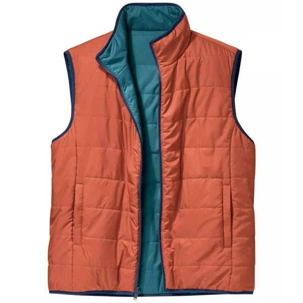 Atlas For Men Mens Reversible Padded Sleeveless Gilet
