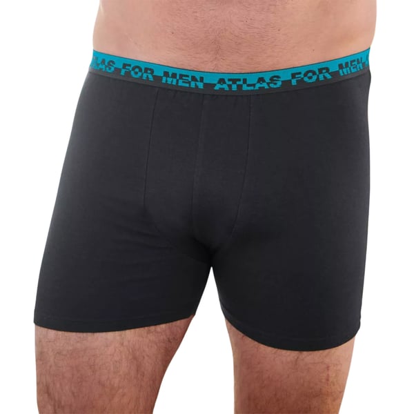 Atlas For Men Mens Plain Stretch Boxer Shorts (Pack of 6)