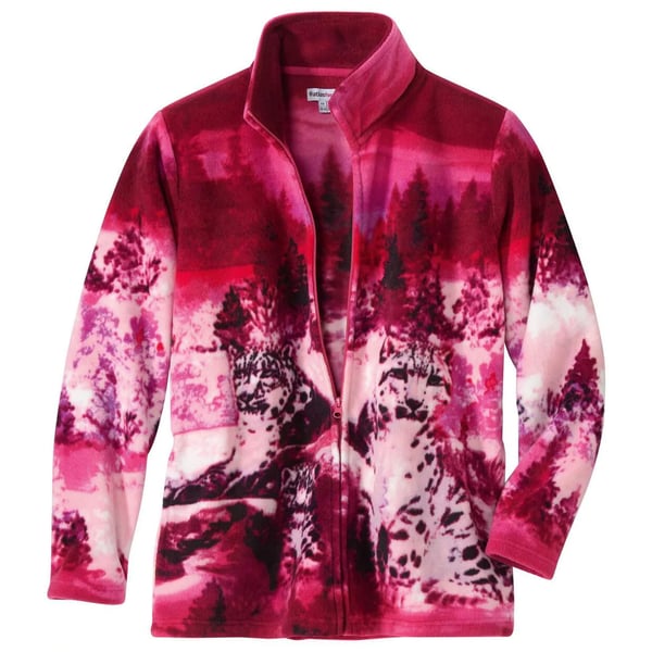 Atlas for Women Womens/Ladies Printed Fleece Jacket
