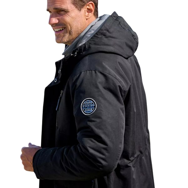 Atlas For Men Mens Water Repellent Faux Fur Hood Parka
