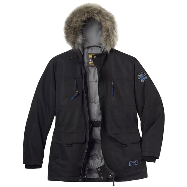 Atlas For Men Mens Water Repellent Faux Fur Hood Parka Atlas For Men Mens Water Repellent Faux Fur Hood Parka